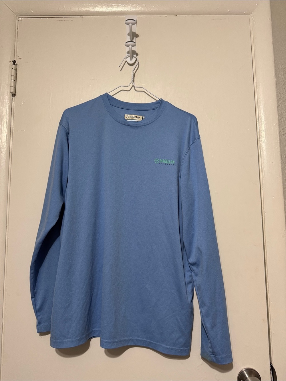 Magellan Outdoors Long-Sleeve Performance Tee - Light Blue 128